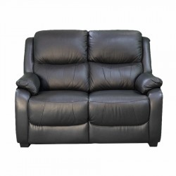 PARKER HALF LEATHER 2 SEATER FIXED